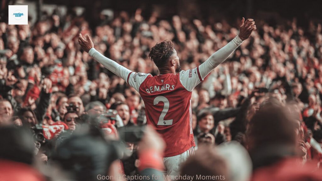 Gooner Captions for Matchday Moments