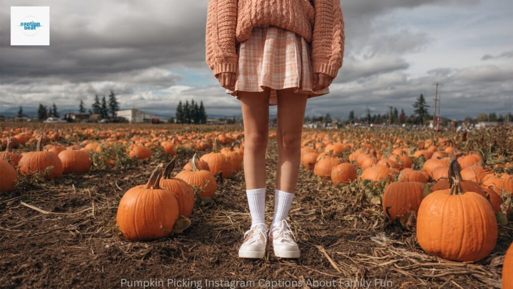 Pumpkin Picking Instagram Captions About Family Fun