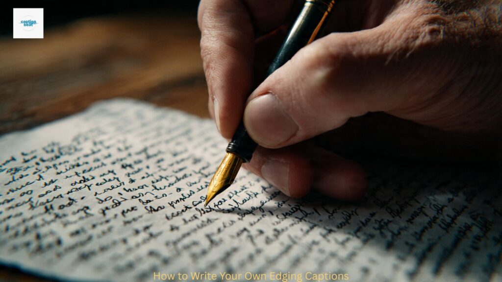 How to Write Your Own Edging Captions