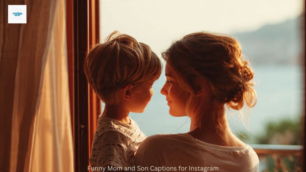 Funny Mom and Son Captions for Instagram