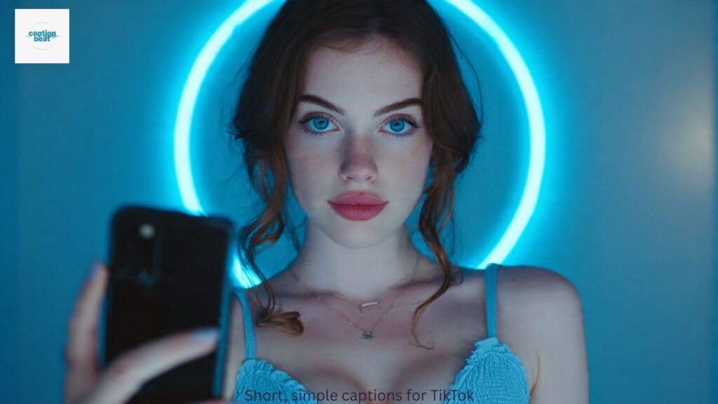Short, simple captions for TikTok