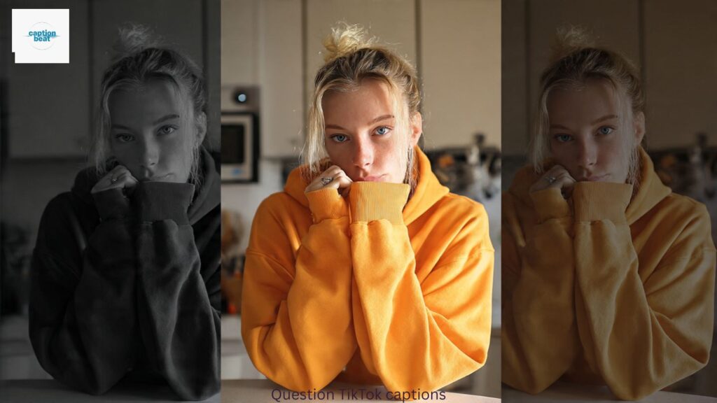 Question TikTok captions