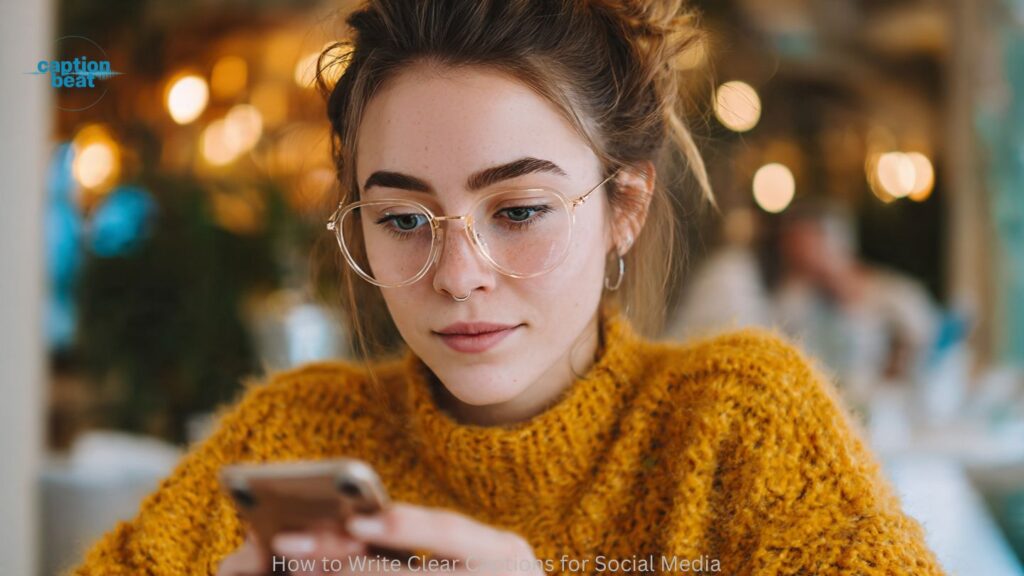 How to Write Clear Captions for Social Media