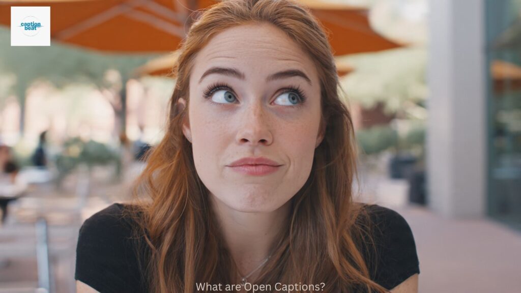 What are Open Captions?