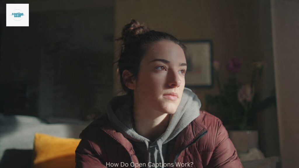 How Do Open Captions Work?