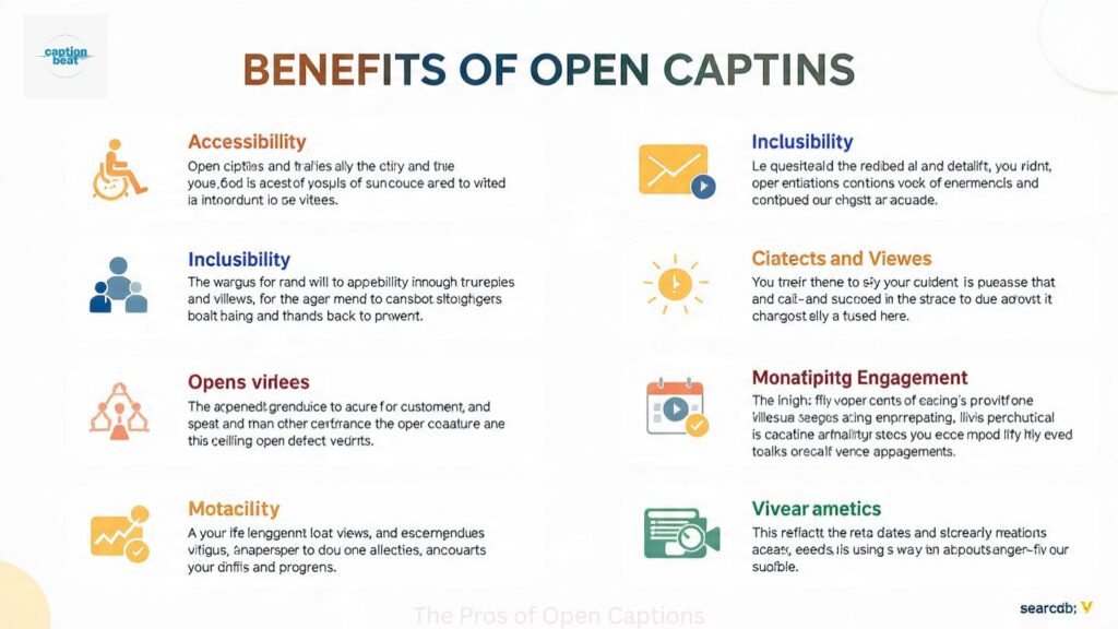 The Pros of Open Captions