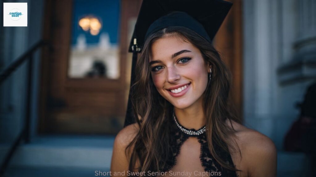 Short and Sweet Senior Sunday Captions
