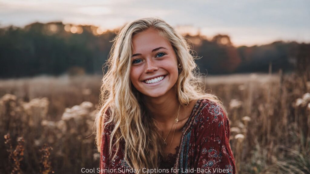 Cool Senior Sunday Captions for Laid-Back Vibes