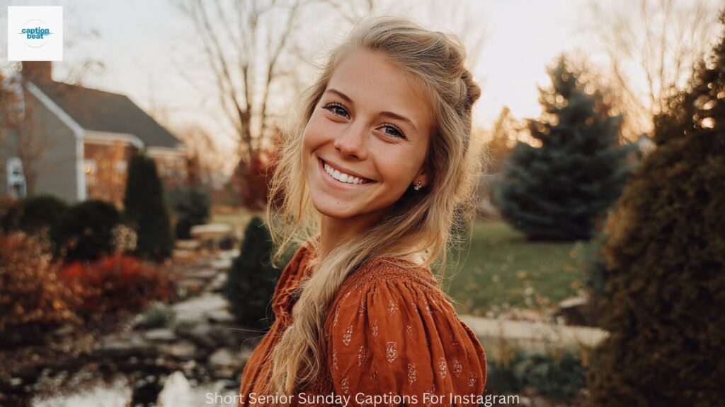 Short Senior Sunday Captions For Instagram