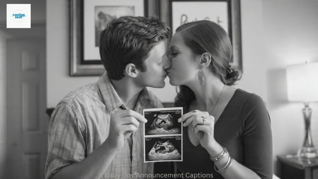 Baby Boy Announcement Captions