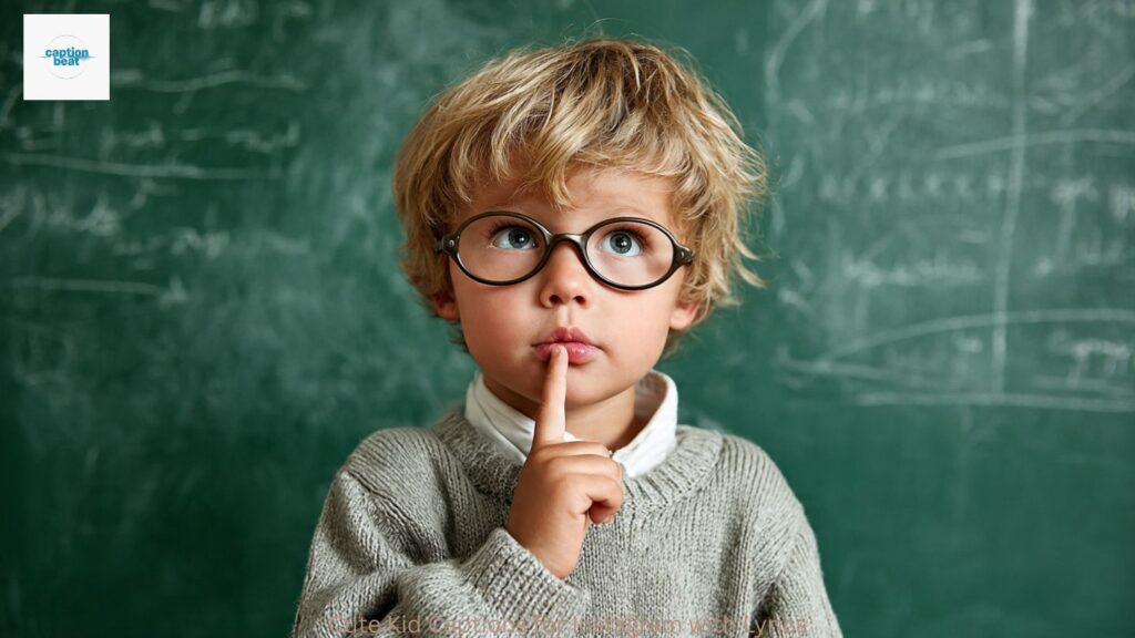 Cute Kid Captions for Instagram with Lyrics