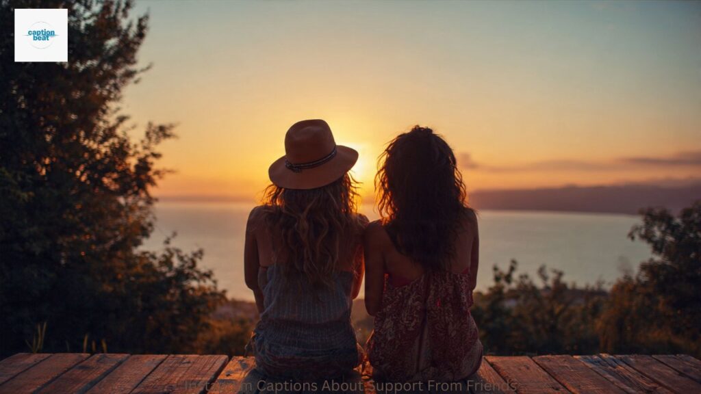 Instagram Captions About Support From Friends