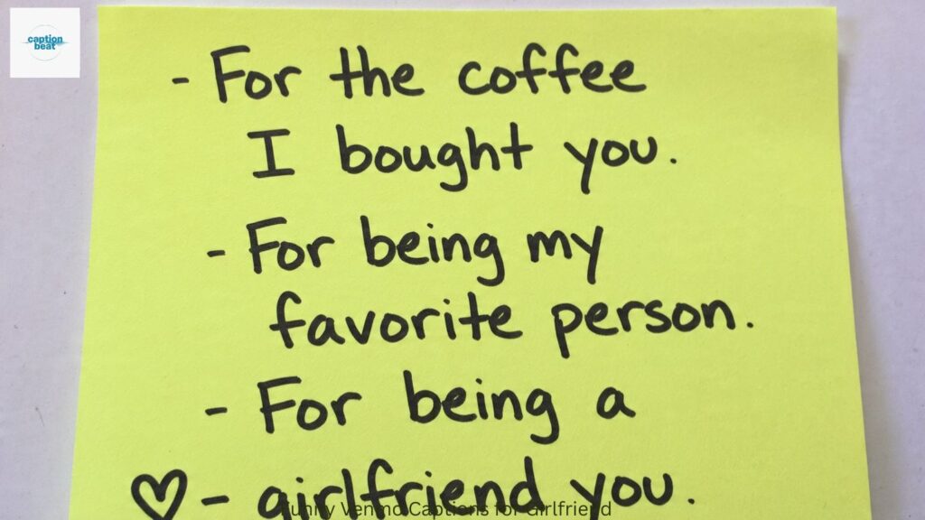 Funny Venmo Captions for Girlfriend