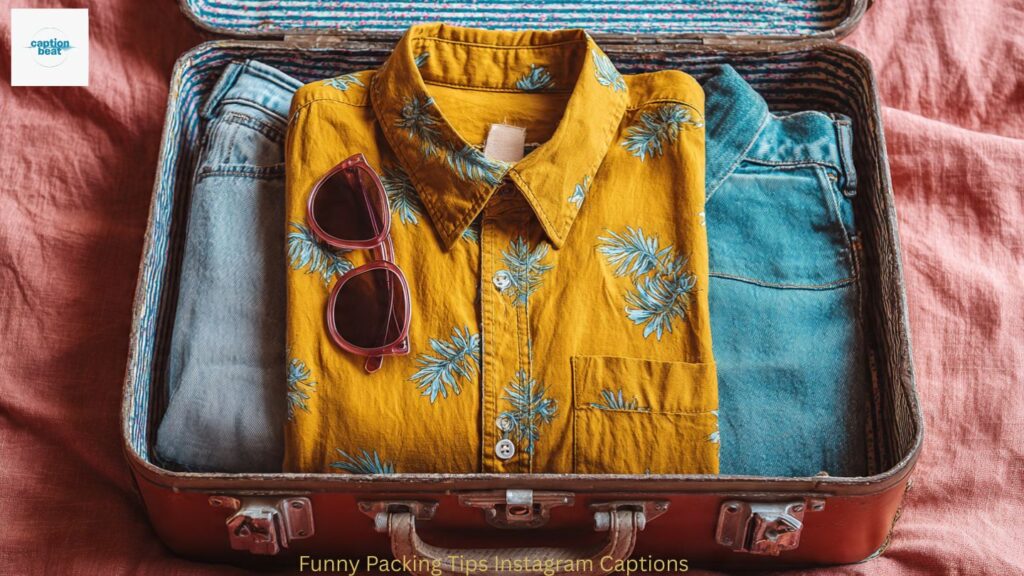 Funny Packing Tips Instagram Captions