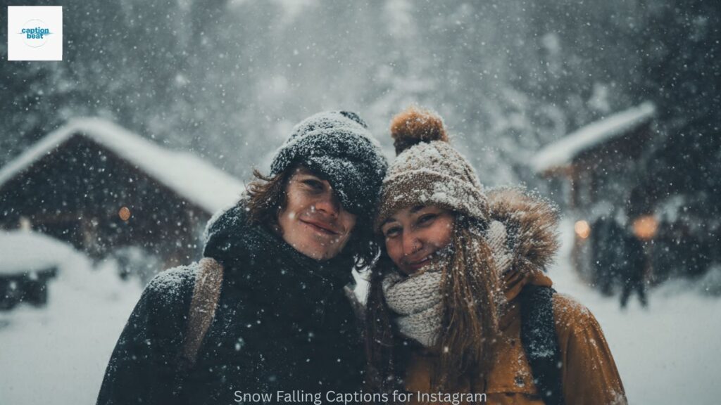 Snow Falling Captions for Instagram