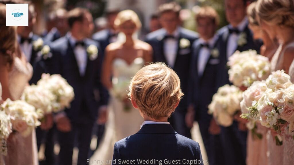 Funny and Sweet Wedding Guest Captions