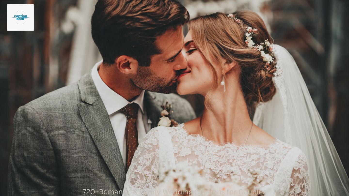 720+Romantic & Funny Wedding Captions for Couples
