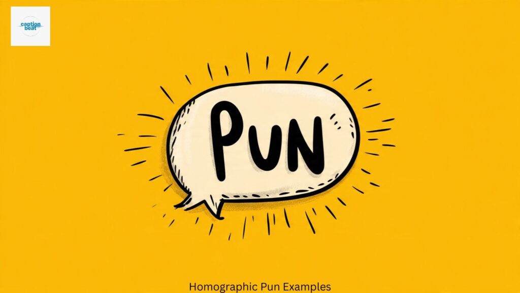 Homographic Pun Examples