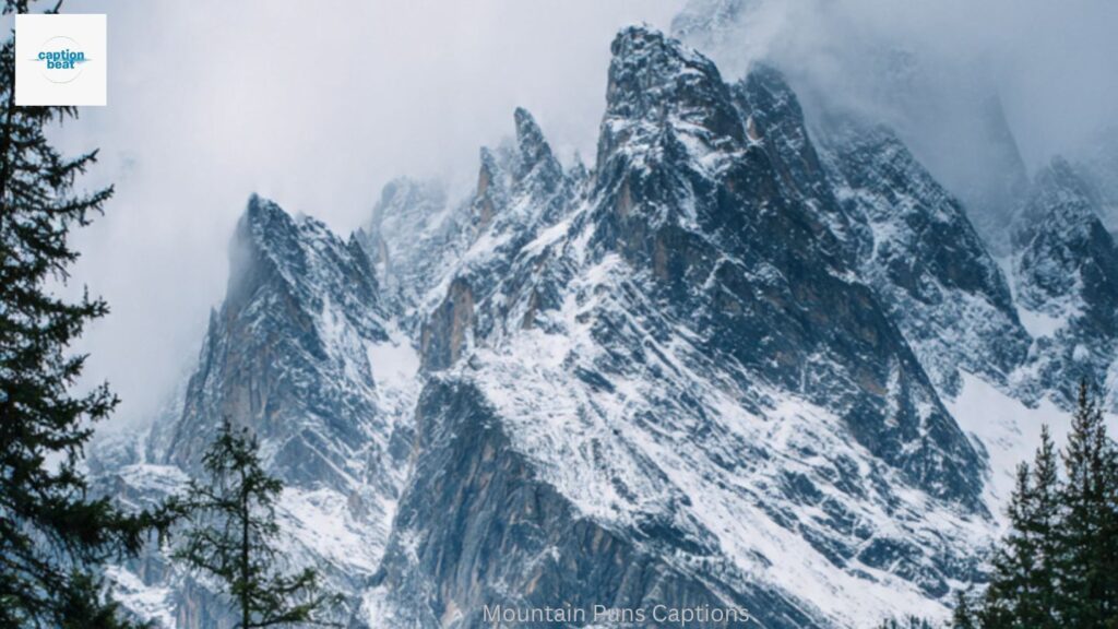 Mountain Puns Captions