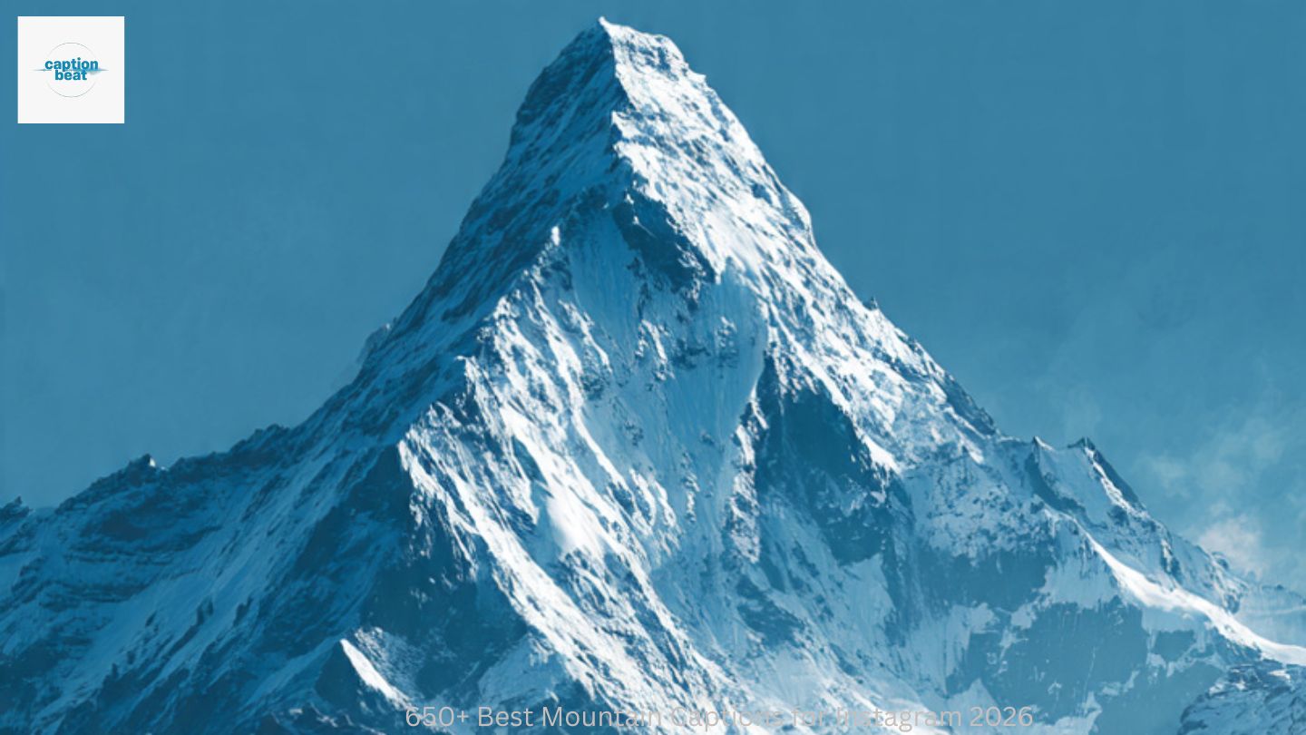 650+ Best Mountain Captions for Instagram 2026