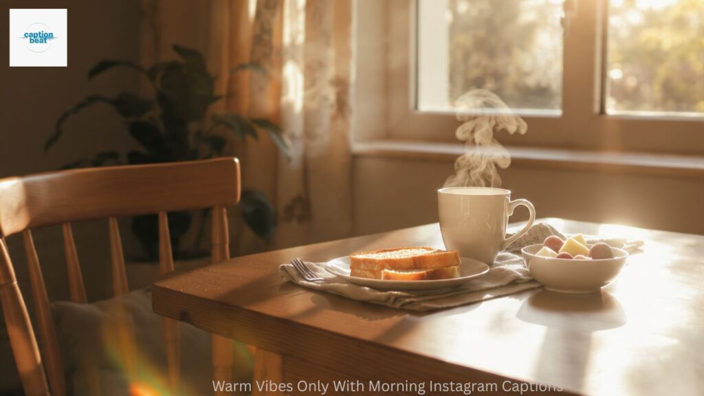 Warm Vibes Only With Morning Instagram Captions