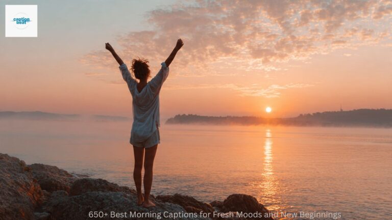 650+ Best Morning Captions for Fresh Moods and New Beginnings 