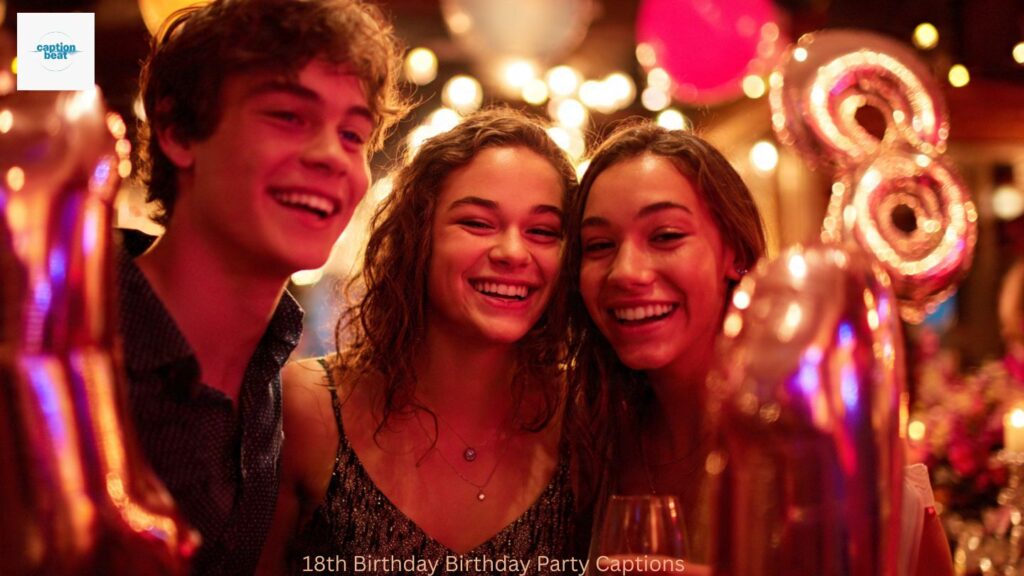 18th Birthday Birthday Party Captions