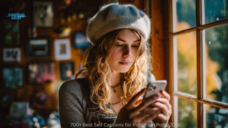 700+ Best Self Captions for Instagram Posts 2026
