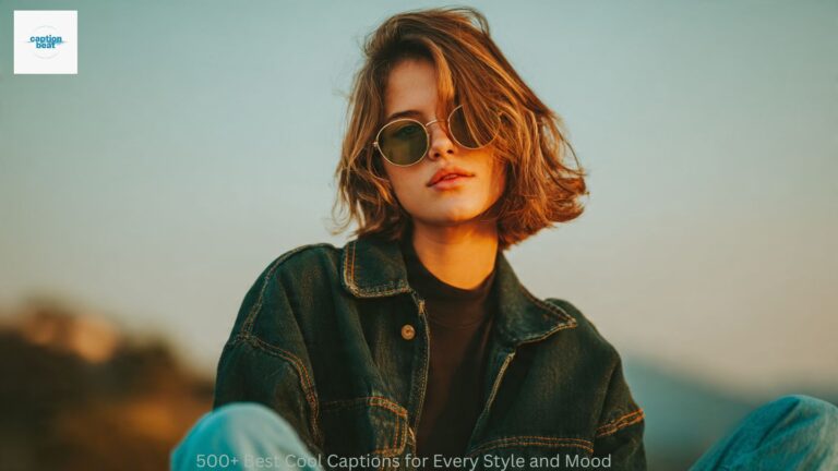 500+ Best Cool Captions for Every Style and Mood