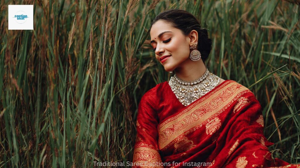 Traditional Saree Captions for Instagram