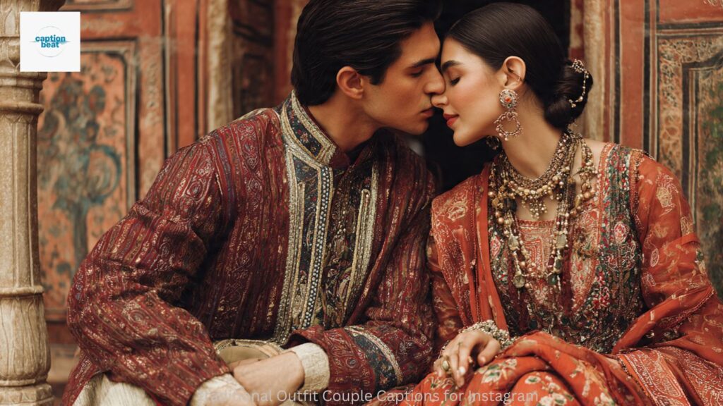 Traditional Outfit Couple Captions for Instagram