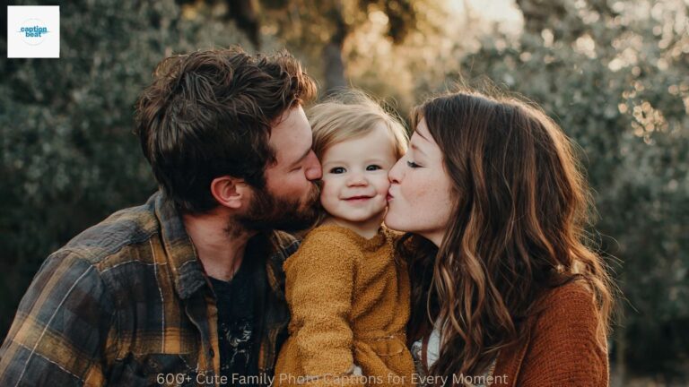 600+ Cute Family Photo Captions for Every Moment