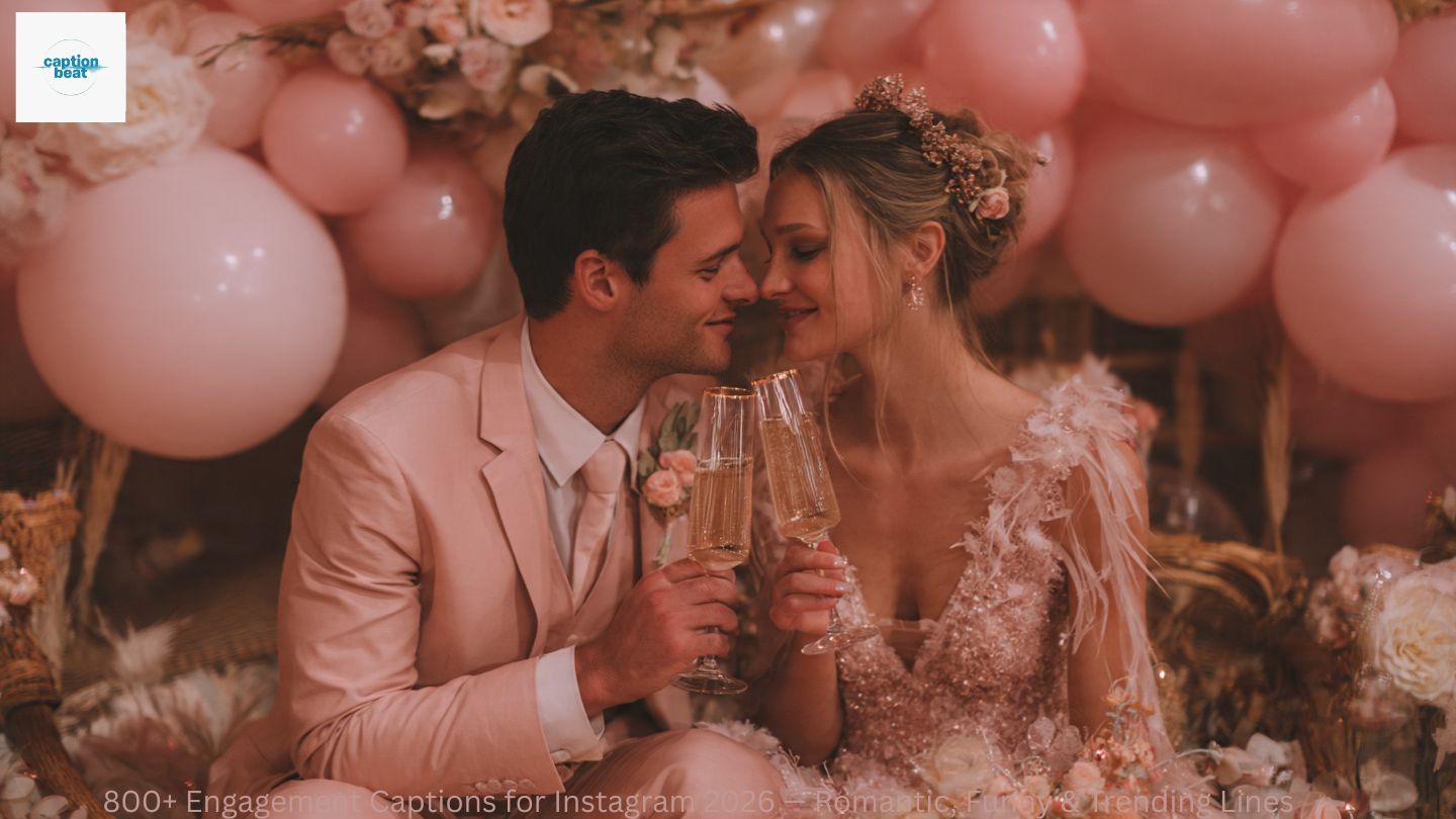 800+ Engagement Captions for Instagram 2026 — Romantic, Funny & Trending Lines