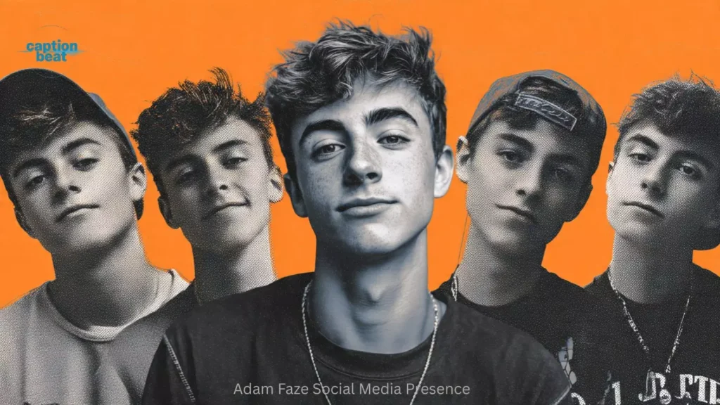 Adam Faze Social Media Presence