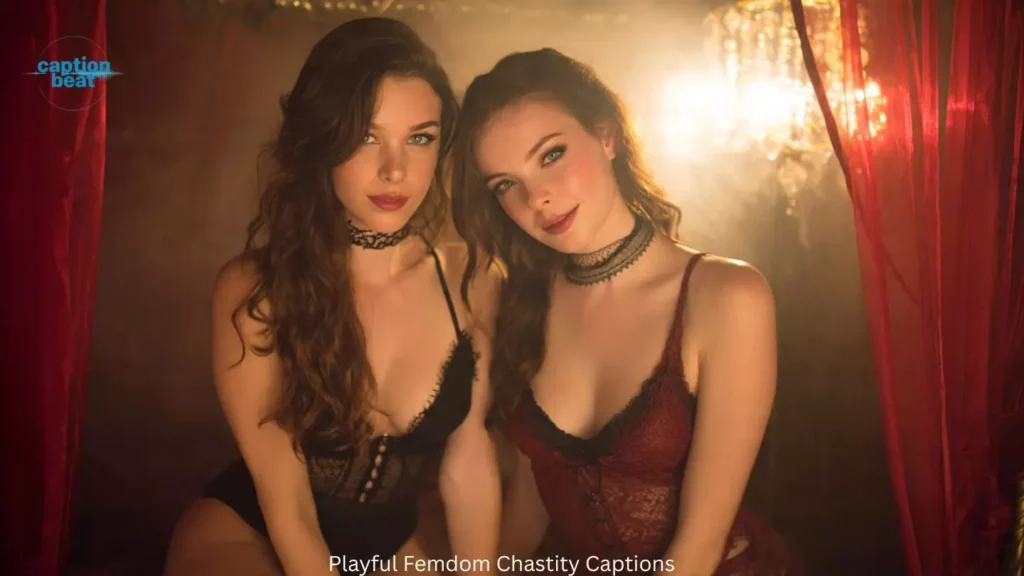 Playful Femdom Chastity Captions
