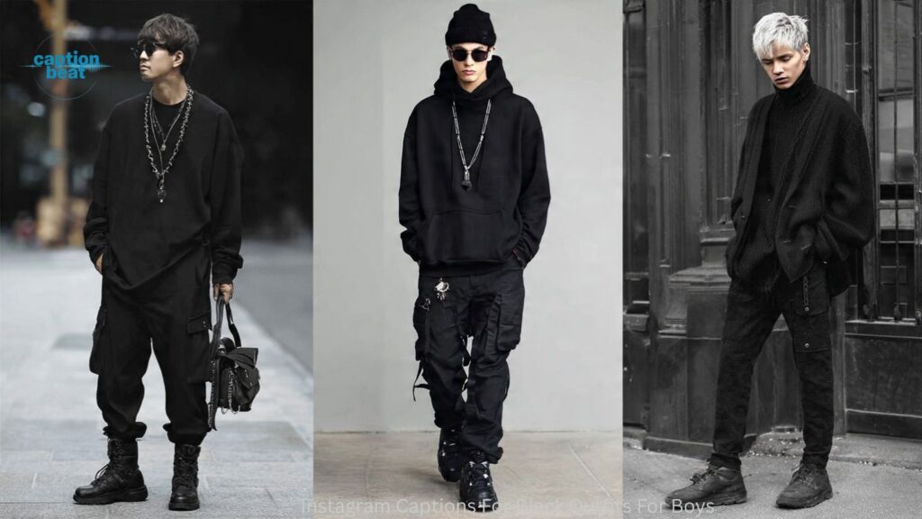 Instagram Captions For Black Outfits For Boys