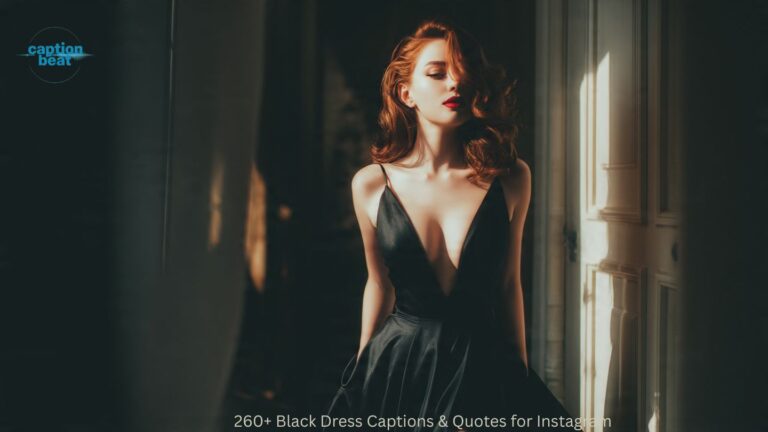 260+ Black Dress Captions & Quotes for Instagram