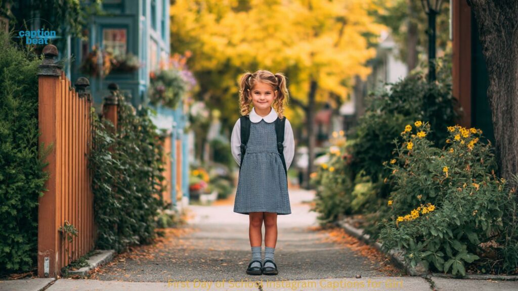 First Day of School Instagram Captions for Girl