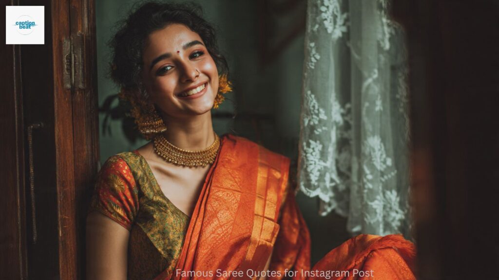 Famous Saree Quotes for Instagram Post