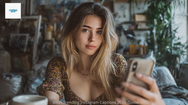 650+ Trending Instagram Captions 2026 Guide